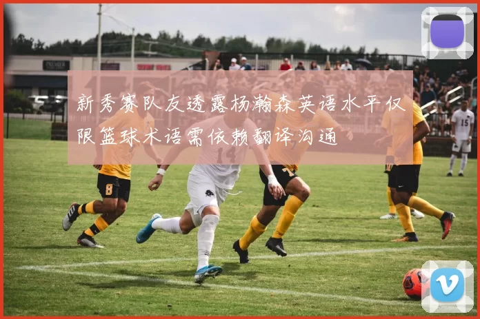 新秀赛队友透露杨瀚森英语水平仅限篮球术语需依赖翻译沟通